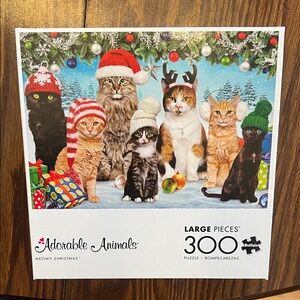 Buffalo David Bitton Festive Cats Puzzle